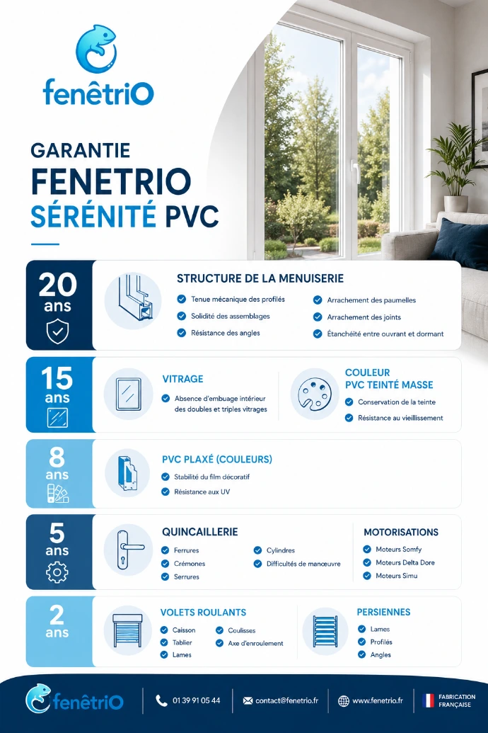 livret des garanties menuiseries pvc fenetrio