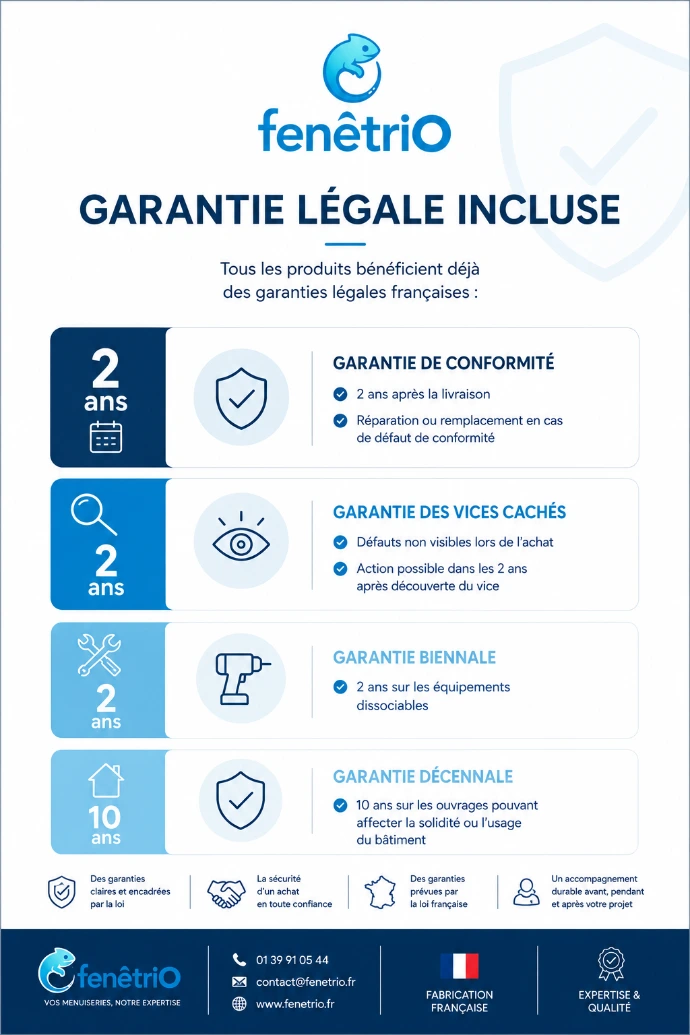 livret des garanties menuiseries alu fenetrio